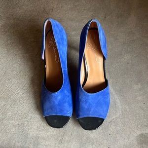 Jessica Simpson Blue suede shoes